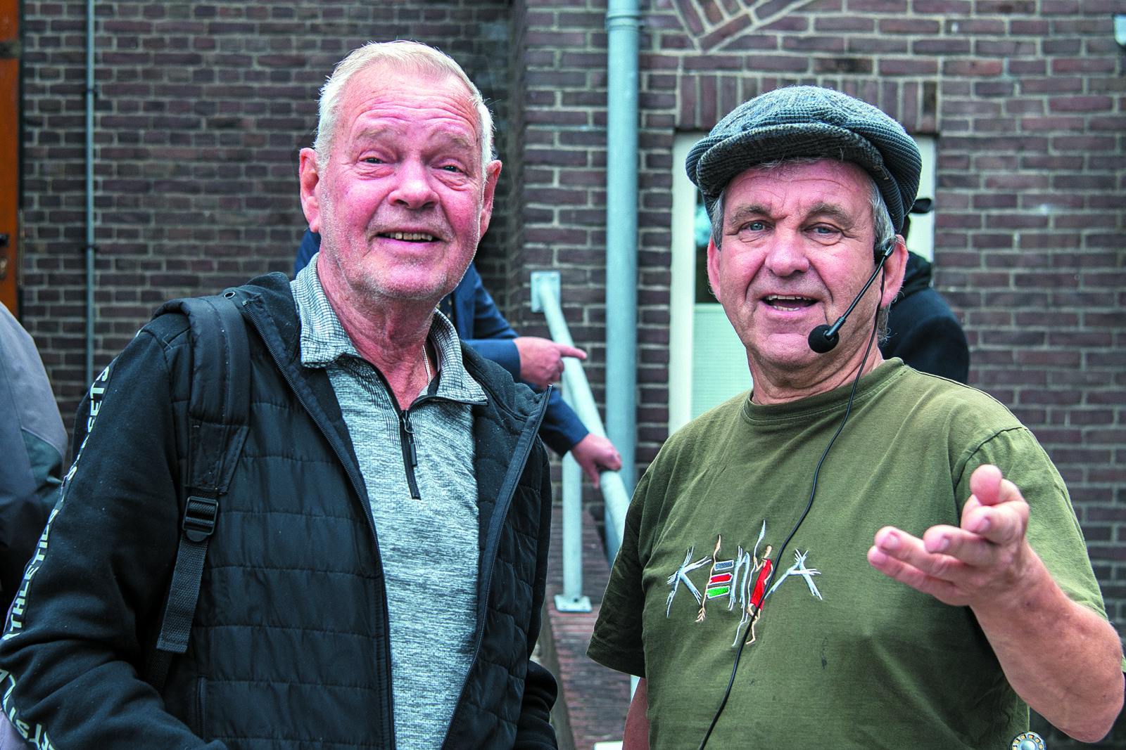 Links regisseur Karel Kunne en rechts filmmaker Bertie Borgrevve!