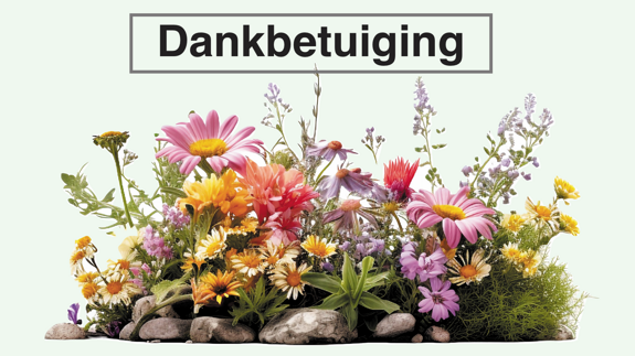 Dankbetuiging groen zonder rand!!!